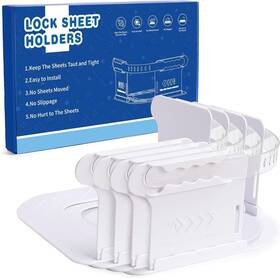 Shenzhenshiwenlikejiyouxiangongsi 445006362357 Bed Sheet Holders With Lock Straps Keep Firm And Tight In Place Open C