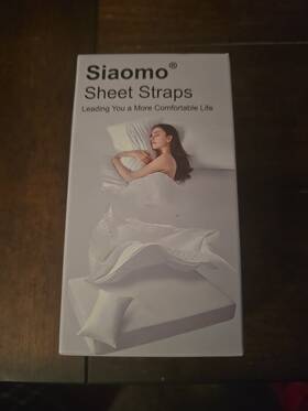 X001xieq4p Siaomo Sheet Straps - Fits All Bed Size Sheets Unopened New In Box
