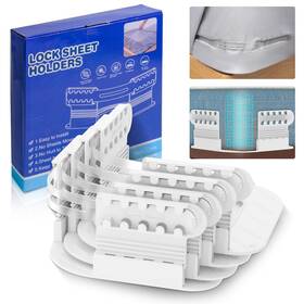 Sicotool Jj363-1 Sheet Holders Bed Lock Holder For Corners With Strips Heavy Duty