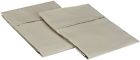 Simple Luxury Vanessa Collection Microfiber Pillowcase Pair Set Of 2 King Tan 855031038344
