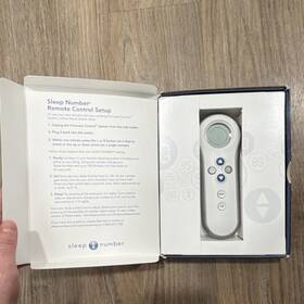 Sleep Number 116619 Dual Rmt Remote Control White
