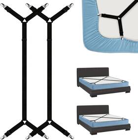 Stjja005 Sopito Bed Sheet Holder Straps Fasteners Suspenders Adjustable Stretch To 82