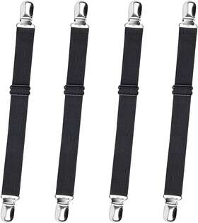Stjja017 Sopito Bed Sheet Suspenders 4pcs Adjustable Holder Straps Faste