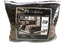 Ss-debd-que3-puea Ps Designs Designer Bedding Brown Comforter With Pillow Shams