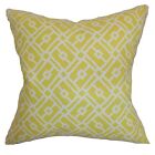Std-d-21050-canary-c100 The Pillow Collection Canary Majkin Geometric Bedding