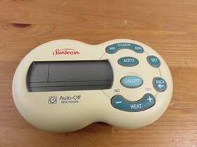 038-m082r Sunbeam P205p P127p Wireless Remote Electric Blanket Controller Digital