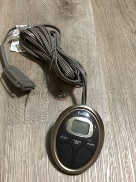 Pac-0521 Sunbeam Style P85a 3 Prong Electric Blanket Power Cord Controller Euc