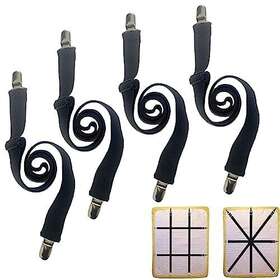 Sutfmwe 749877792334 Sheet Straps For Queen Size Bed Clips Fasteners And Suspenders Elas