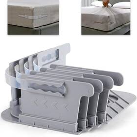 Taigin 726084706583 Lock Bed Sheet Holders For Corners - Holder Straps Fit All Mattres
