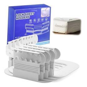 Cdgdq-0521 Tenuoxyn Bed Sheet Holders For Corners 4-pack Heavy Duty Fitted Holder Straps