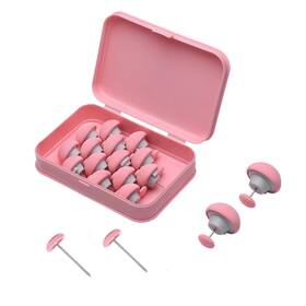 Tessveya 610428374289 Duvet Clips Curtain Pins Pink-round 16 Sets Upholstery Comforter