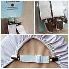 The Nyche Designs Adjustable Bed Sheet Grippers Cover Suspenders Set Of 4 702679023037
