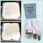 The Nyche Designs Crisscross Adjustable Bed Sheet Straps Suspenders Model W1 Set Of 2 White 702679027899