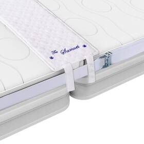 The Samuel 608011497422 Bed Bridge Twin To King Connector Kit With 4 Sheet Clips 10 Inch Wide Ga
