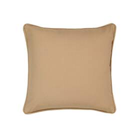 Thomasville At Home 013864142335 Leaves Square Pillow - Solid Ecru