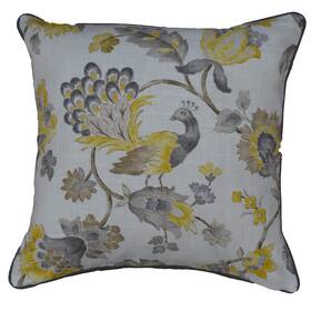 P-20-c09 Thomasville At Home Blazer Peacock 20 Inch Square Pillow Cover Only