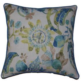 P-20-c16 Thomasville At Home Anastasia Seaside 20 Inch Square Pillow Cover Only