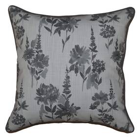 P-20-gai Thomasville At Home Garden Ink Grey 20 Inch Square Pillow Cover Only