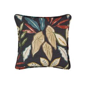 Sq7810-lea Thomasville At Home Leaves Square Pillow - Main Print