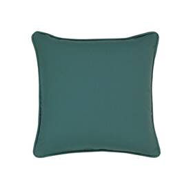 Sq7810-pcp Thomasville At Home Leaves Square Pillow - Solid Blue