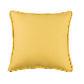 Sq7860-pts Thomasville At Home Seashells Square Pillow - Solid Yellow