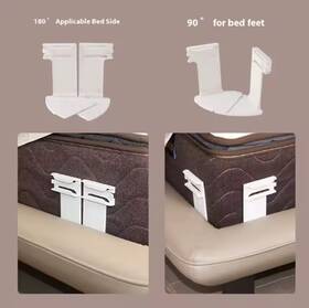 Tika 638456402842 4-pack Heavy-duty Bed Sheet Holders With Lock Strips Corner Fastener Straps