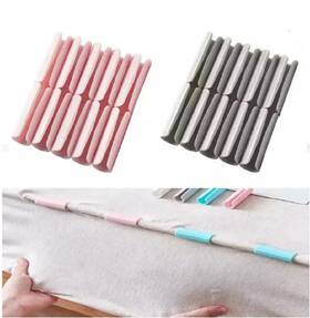 Tika 736816882669 24-piece Bed Sheet Holder Clips - Plastic Grippers Fasteners To Keep Sheets Snug