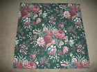 Topper Table Pink Floral 33.5x35 Croscill Square " Tablecloth White Green Granada