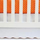 Obss100 Trim Skirt Scalloped Orange Crib Oliver