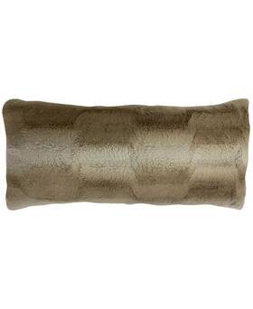 Pw4450os-9340 Truly Soft Rectangular Ombre Stripe Decorative Pillow Brown 14 X 30