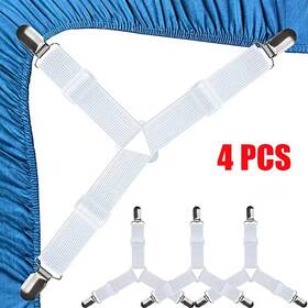 Turbo-roofinds 445047958946 Universal Bed Sheet Fixed Holder High Elastic Adjustable Crisscross Fastener Str