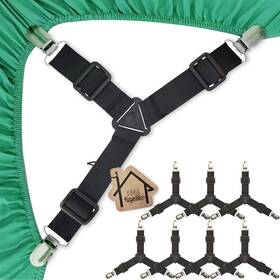Bz01u Tuyeabc Bed Sheet Holder Straps Adjustable Elastic Bedsheet Fasteners Mattress Corn