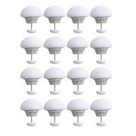 Tvoip 744369490156 16 Pcs Duvet Clips Set Pins Button Quilt Fixing Cov