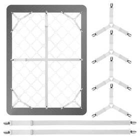 591849 Tyqour 6pcs Bed Straps For Sheets Non Slip Sheet Holder Clips