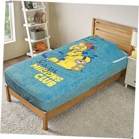 Uncanny Brands 840790148403 Zippysack Twin Bed Zip-up Bedding Super Soft Fleece Fitted Blanket Minions