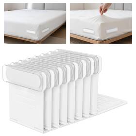 Uooser 722549920129 Bed Sheet Holders For Corners - 8pcs Usa Heavy Duty Fitted Bedlock Hold