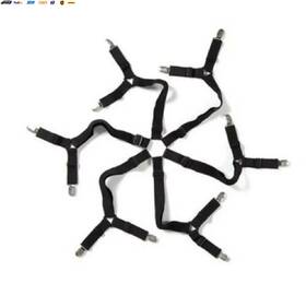 Usa-viralfinds 313042259290 Bed Sheet Holder Adjustable Elastic 12 Clips Fixed Mattress Clip Fastener