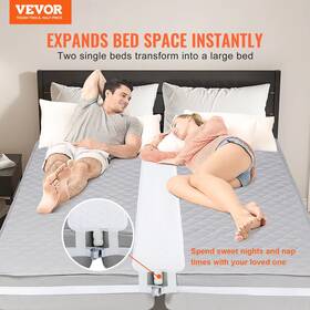 Vevor 197988993988 Bed Bridge King Converter Kit Metal Buckle And Storage Bag 75 Inch L X 10 W
