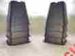 Vh-122 Black 6 Bed Raisers Set Of 8