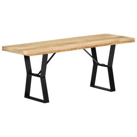 Vidaxl 718475740476 Bench 43.3 Inch Solid Mango Wood