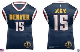 Visit The Northwest Store 406 Nba Nikola Jokic Cloud Pillow - Denver Nuggets Navy Bedding Accessory