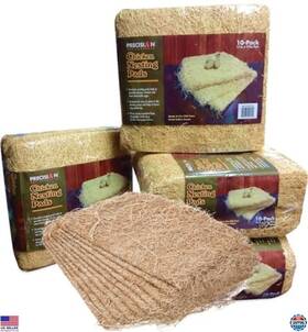 Visit The Precision Pet Store 49000 Petmate Chicken Nesting Pads 13 Inch X13 Bedding 10 Pack Beige Usa