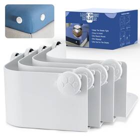 Warmeight 795847185217 Lock Bed Sheet Holders For Corners Heavy Duty Sheets