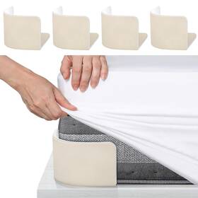 Weiguzc 799408291096 4 Pcs Bed Sheet Holder - Fasteners Keepers Heavy Duty Tighten