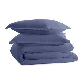 Westpoint Home 028828625656 3-piece Duvet Cover Set Easy Care Size Queen Blue