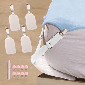 Wiopa-cdgdj-20250115 Wiopa Bed Sheet Holders Set Of 4 Lock Holder Keep Sheets Firm And Tight Heavy D