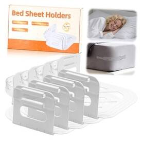 Bsh-wt-1 Wisada Bed Sheet Holders For Corners Grippers 4 Pcs Non-slip