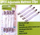 X001qdyw55 Unbranded Adjustable Mattress Clips Sheet Bed Grips Holders Suspenders New