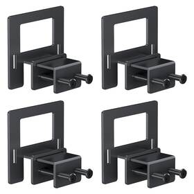 Yiaddtion Ytt017-4 Non Slip Mattress Gaskets For Metal Bed Frame 4 Pcs Black