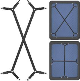 Zhoubin 744759226778 Sheet Suspenders Clips Bed Straps Mattress Holders For Twin Full